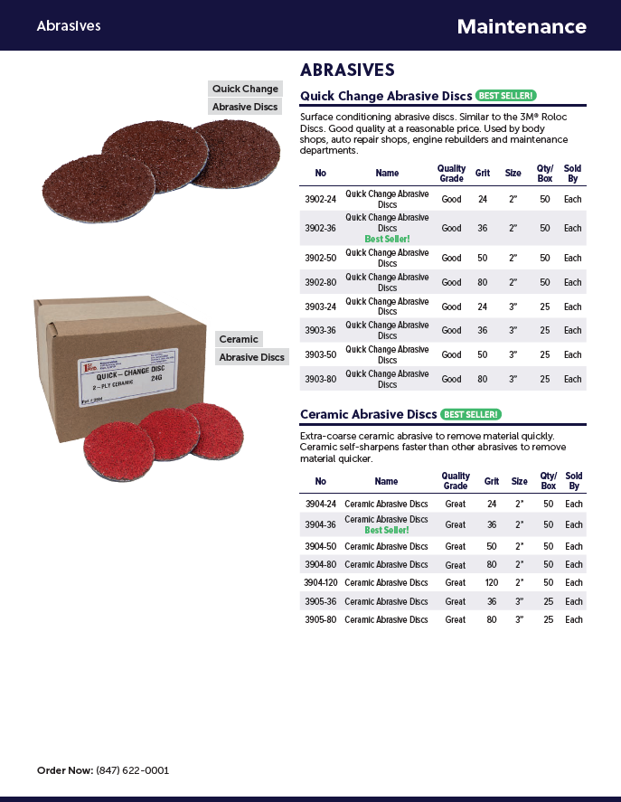 Abrasives Mini Catalog